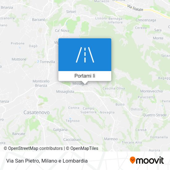 Mappa Via San Pietro