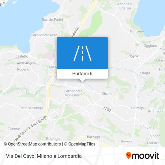 Mappa Via Del Cavo
