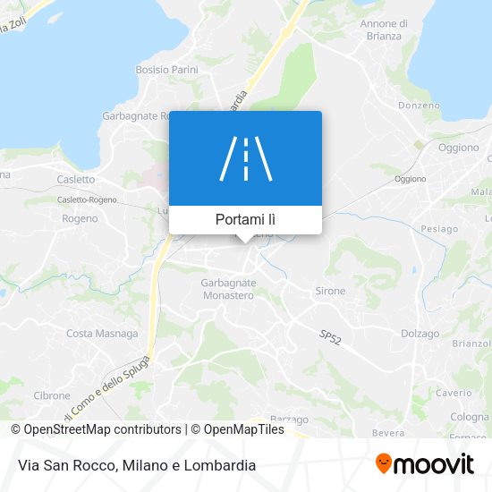 Mappa Via San Rocco
