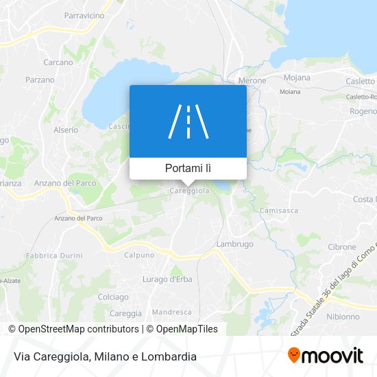 Mappa Via Careggiola