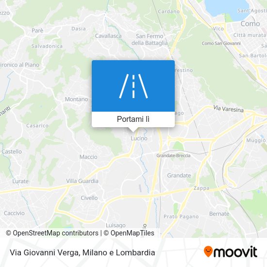 Mappa Via Giovanni Verga