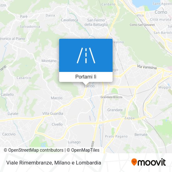 Mappa Viale Rimembranze