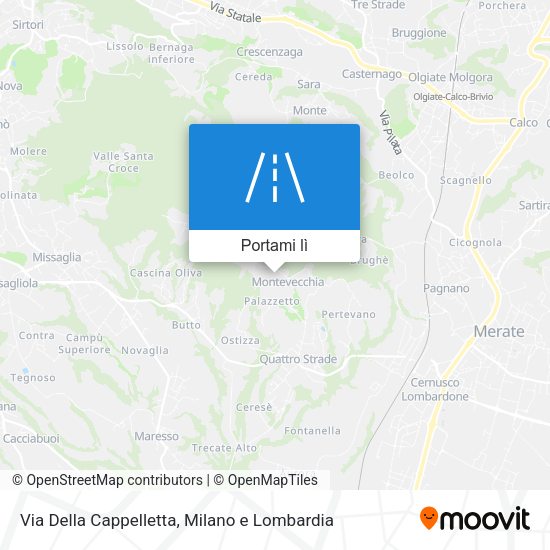 Mappa Via Della Cappelletta