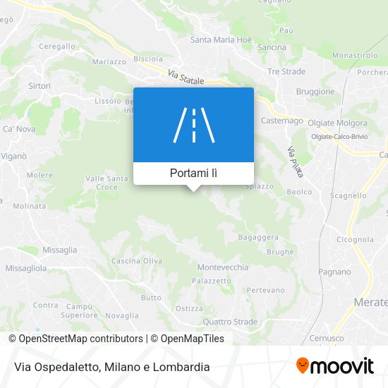 Mappa Via Ospedaletto