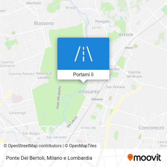 Mappa Ponte Dei Bertoli