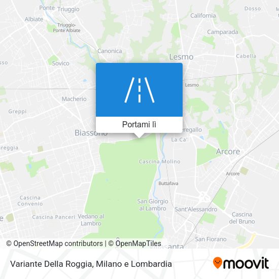 Mappa Variante Della Roggia