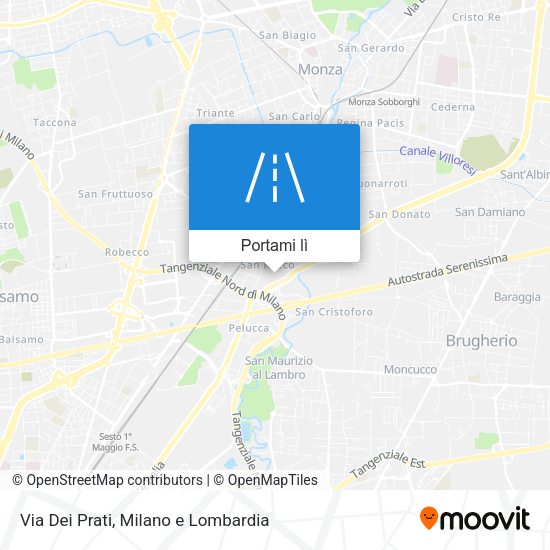 Mappa Via Dei Prati