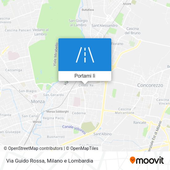 Mappa Via Guido Rossa
