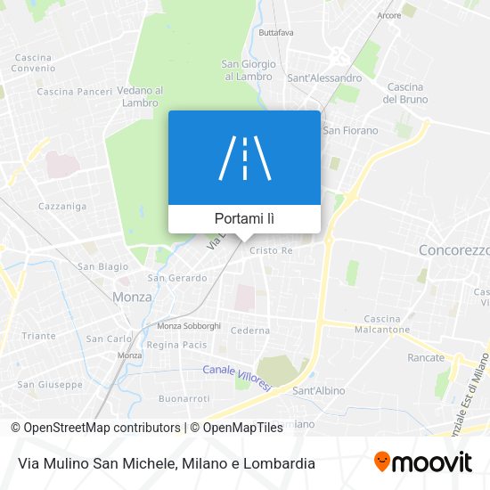 Mappa Via Mulino San Michele