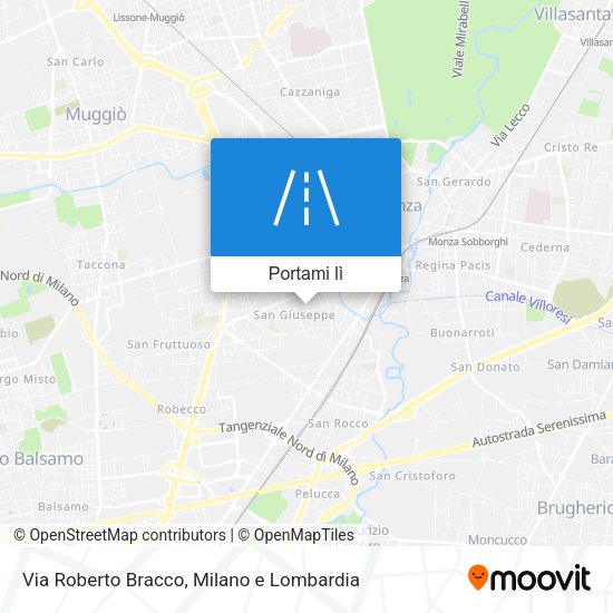 Mappa Via Roberto Bracco