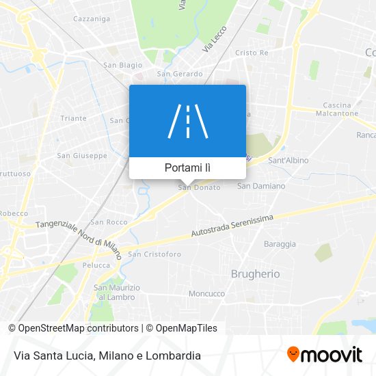 Mappa Via Santa Lucia