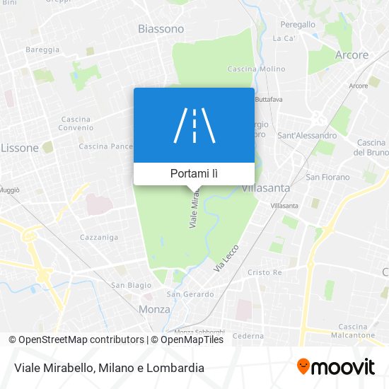 Mappa Viale Mirabello