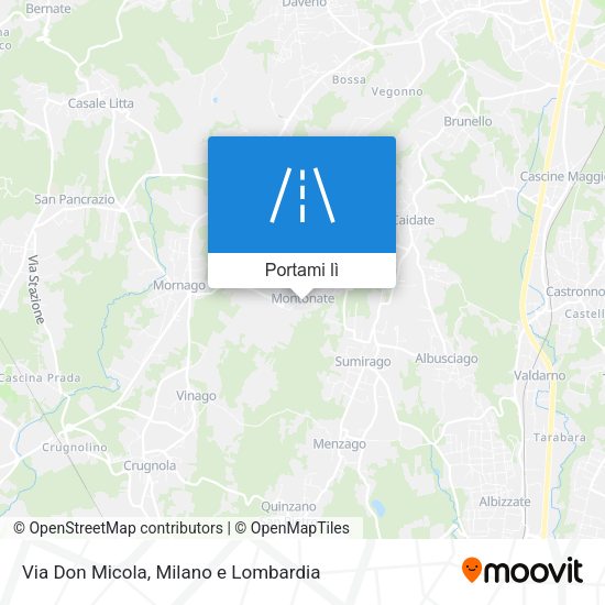 Mappa Via Don Micola