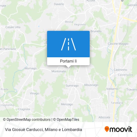 Mappa Via Giosuè Carducci