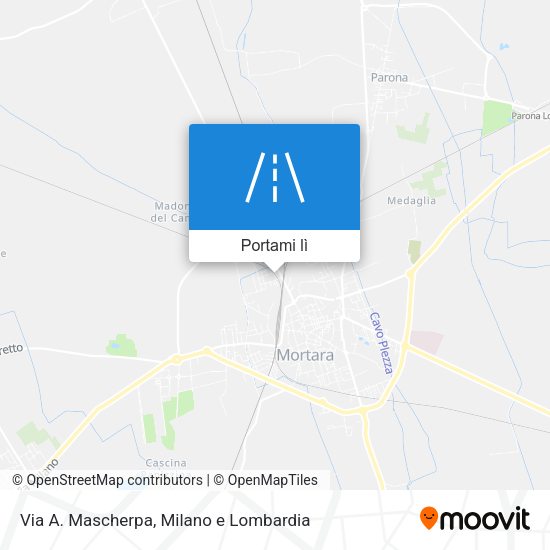 Mappa Via A. Mascherpa