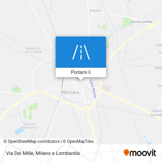 Mappa Via Dei Mille