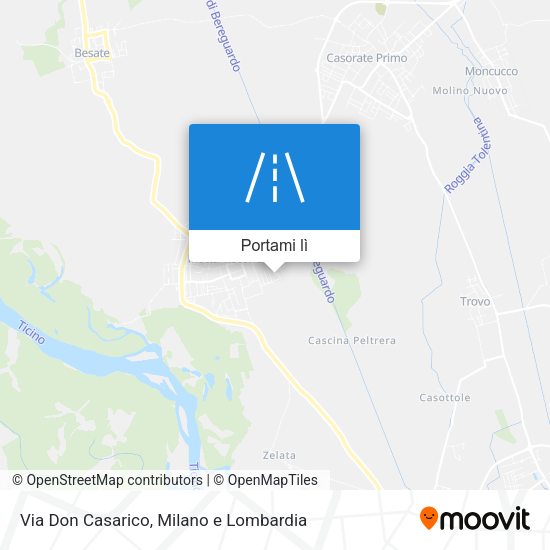 Mappa Via Don Casarico