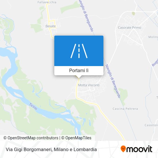Mappa Via Gigi Borgomaneri