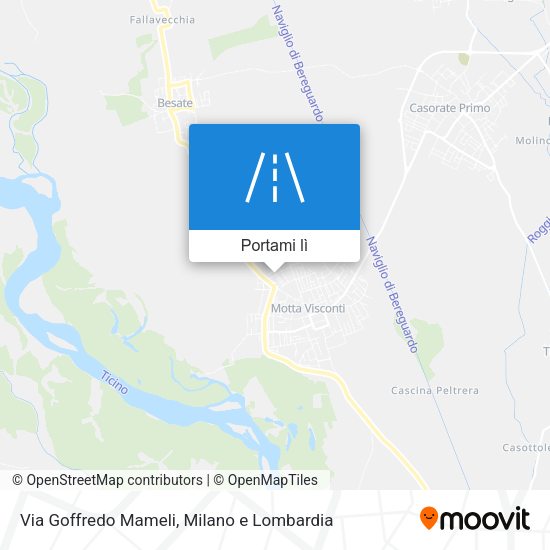 Mappa Via Goffredo Mameli
