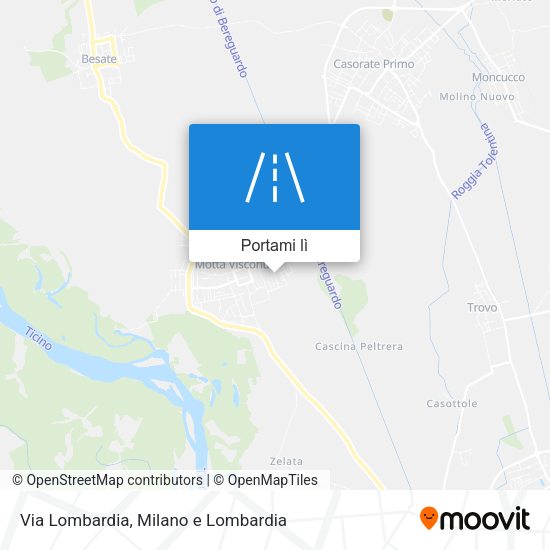 Mappa Via Lombardia