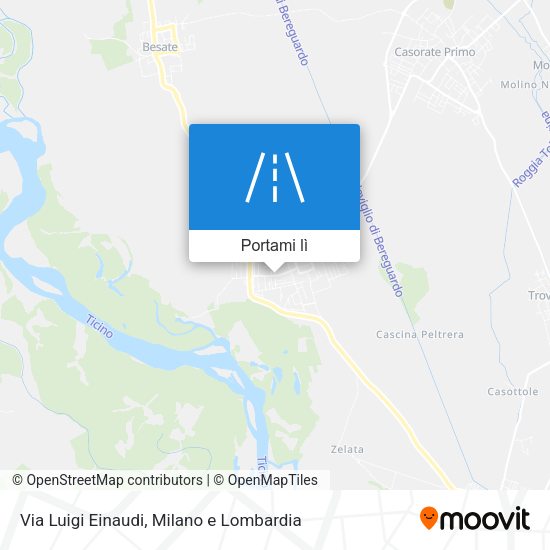Mappa Via Luigi Einaudi