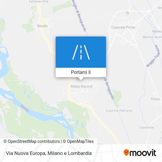 Mappa Via Nuova Europa
