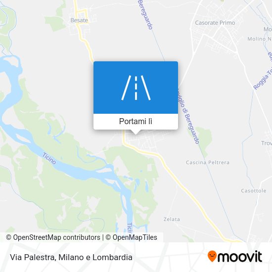 Mappa Via Palestra