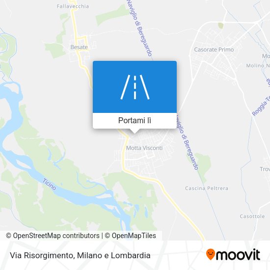 Mappa Via Risorgimento
