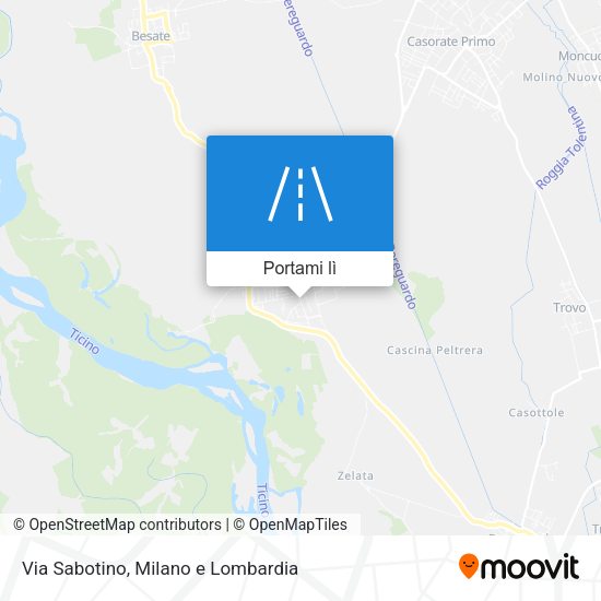 Mappa Via Sabotino