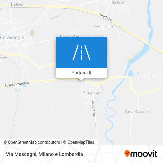 Mappa Via Mascagni
