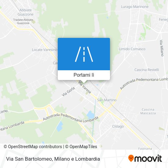 Mappa Via San Bartolomeo