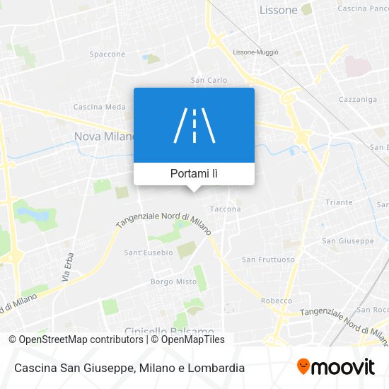 Mappa Cascina San Giuseppe