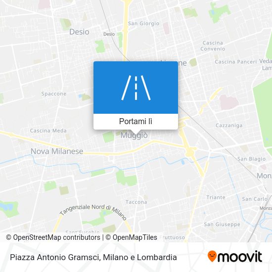 Mappa Piazza Antonio Gramsci