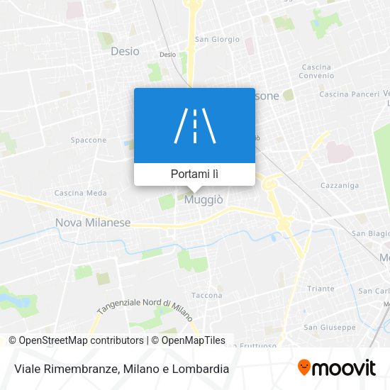 Mappa Viale Rimembranze