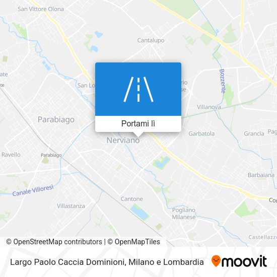 Mappa Largo Paolo Caccia Dominioni