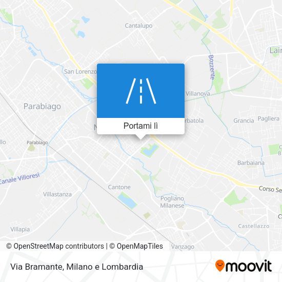 Mappa Via Bramante