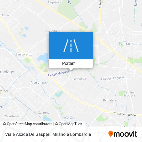 Mappa Viale Alcide De Gasperi