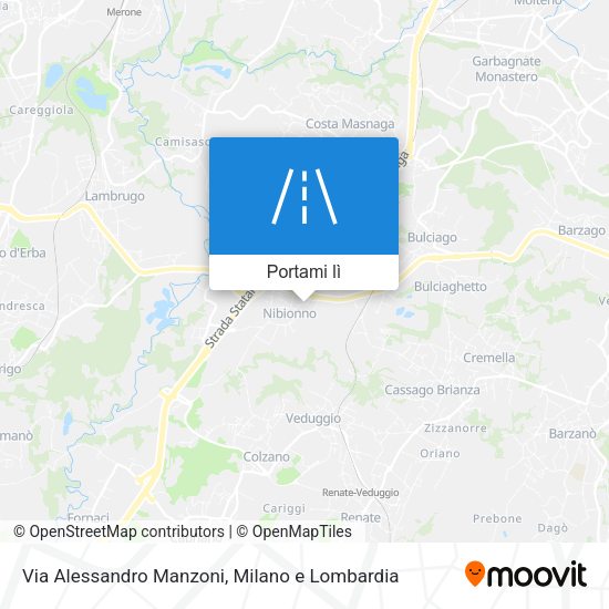 Mappa Via Alessandro Manzoni