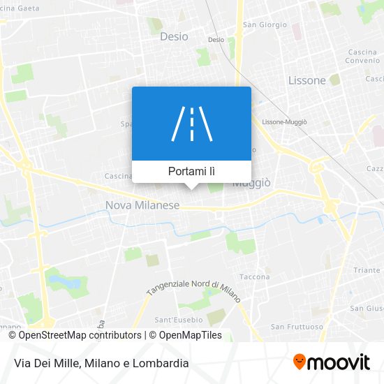 Mappa Via Dei Mille