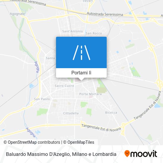 Mappa Baluardo Massimo D'Azeglio