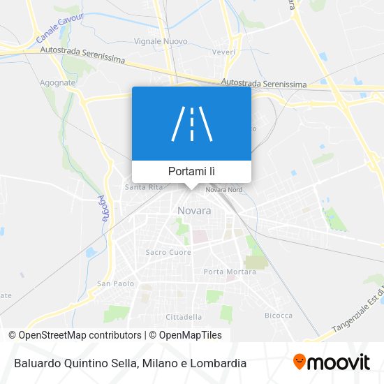 Mappa Baluardo Quintino Sella