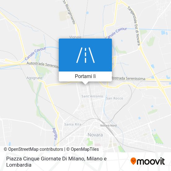 Mappa Piazza Cinque Giornate Di Milano