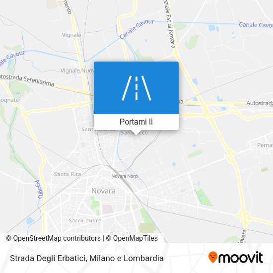 Mappa Strada Degli Erbatici