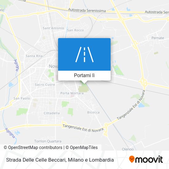 Mappa Strada Delle Celle Beccari