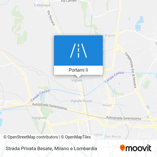 Mappa Strada Privata Besate