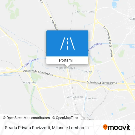 Mappa Strada Privata Ravizzotti