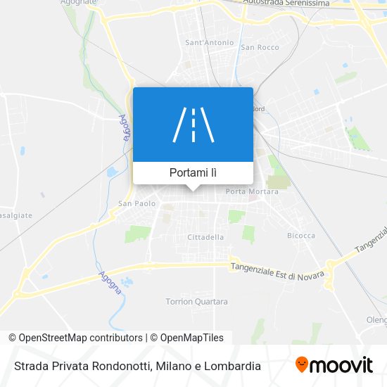 Mappa Strada Privata Rondonotti