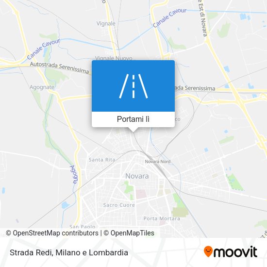 Mappa Strada Redi