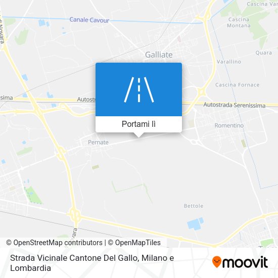 Mappa Strada Vicinale Cantone Del Gallo