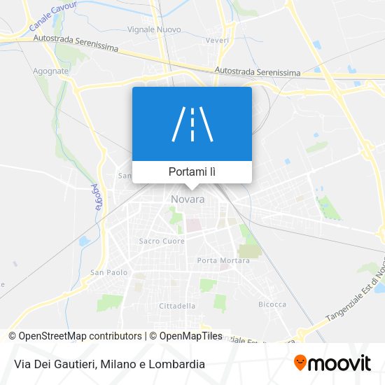 Mappa Via Dei Gautieri